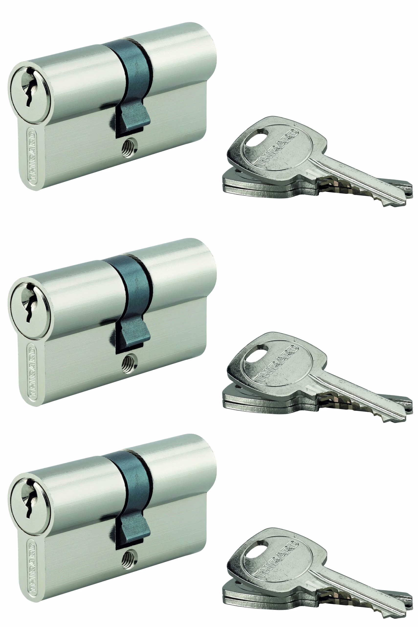 SET 3KA NICK Cylindre européen 30X30 STD