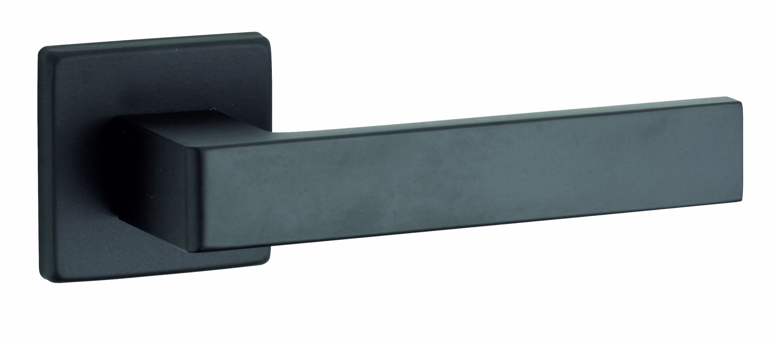 Paire de béquilles Zibel pour porte, carré 7mm, noir mat - THIRARD