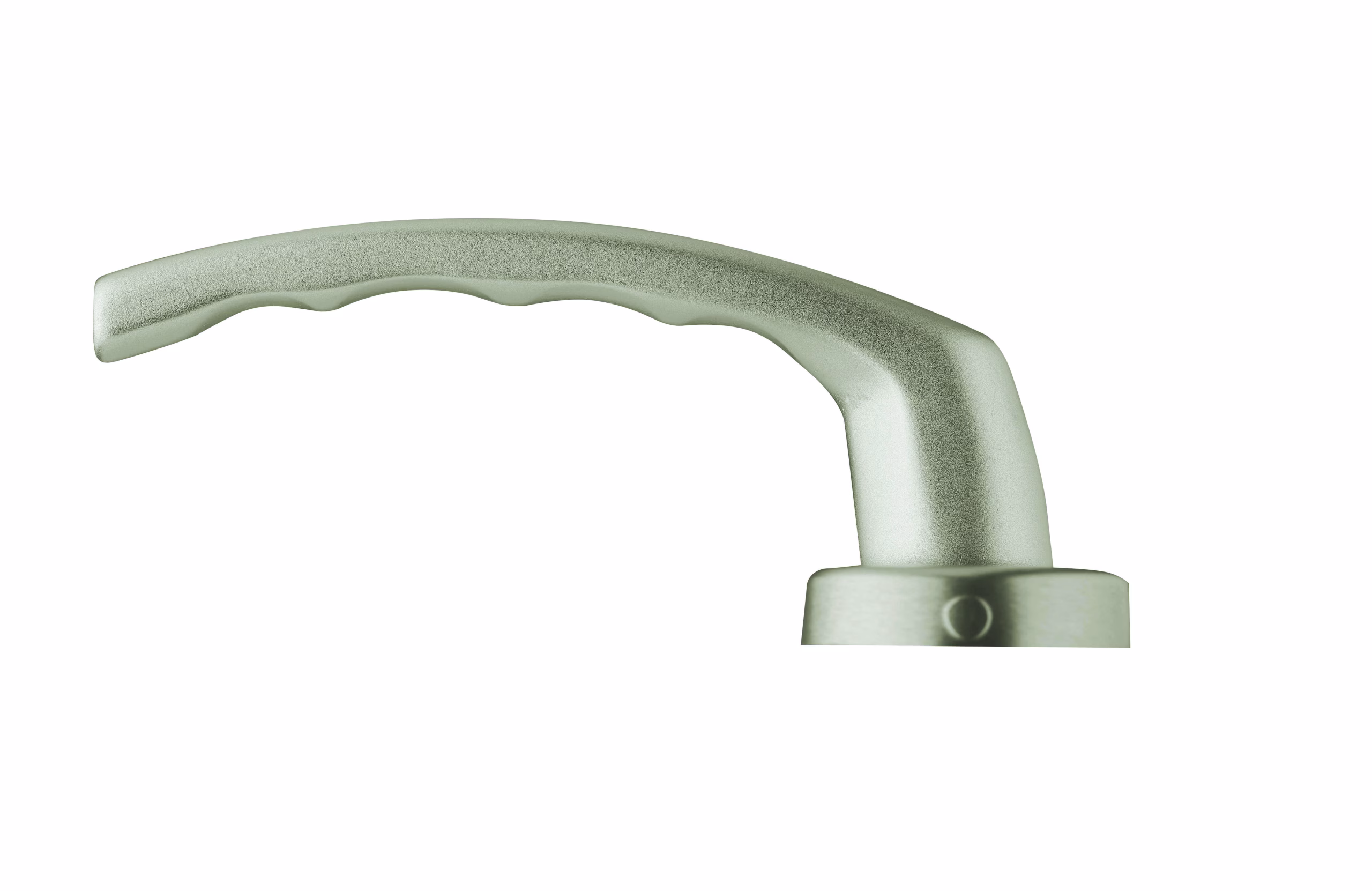 Ensemble de poignées pour porte intérieure Sultane sans trou, carré 7mm, entr'axes 195mm, gris - THIRARD